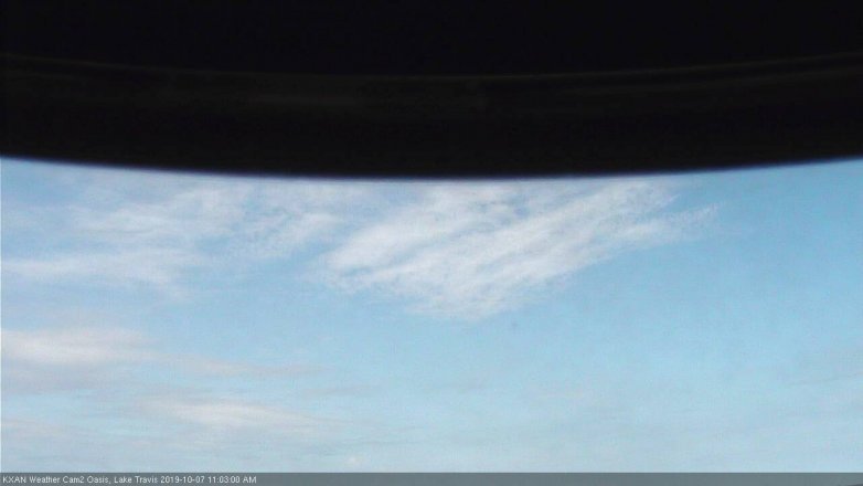 Lake Travis webcam, October 7, 2019 10:05 AM CT