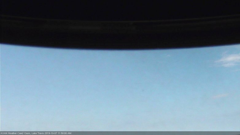 Lake Travis webcam, October 7, 2019 11:00 AM CT
