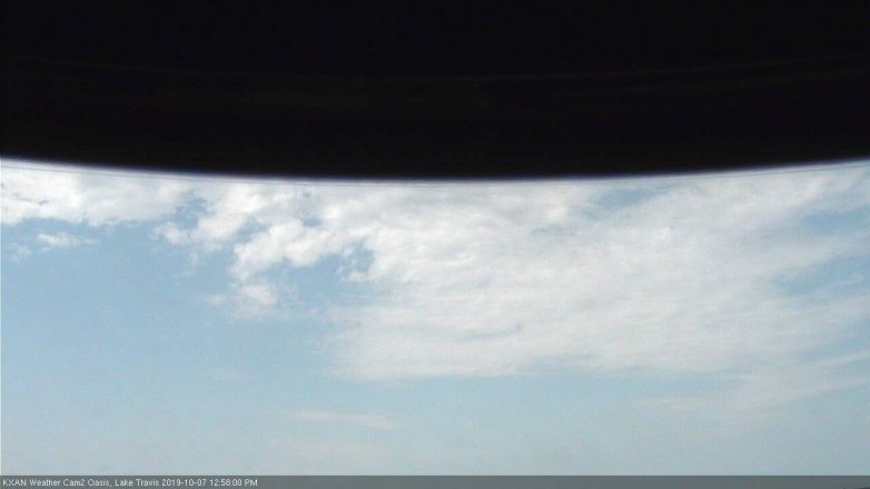 Lake Travis webcam, October 7, 2019 12:00 PM CT