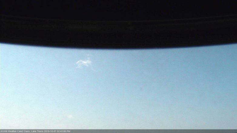 Lake Travis webcam, October 7, 2019 1:45 PM CT