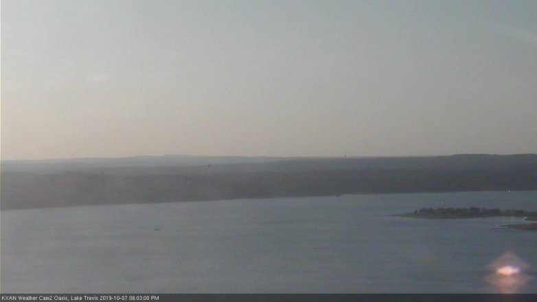 Lake Travis webcam, October 7, 2019 5:05 PM CT