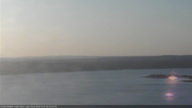 Lake Travis webcam, October 7, 2019 5:30 PM CT