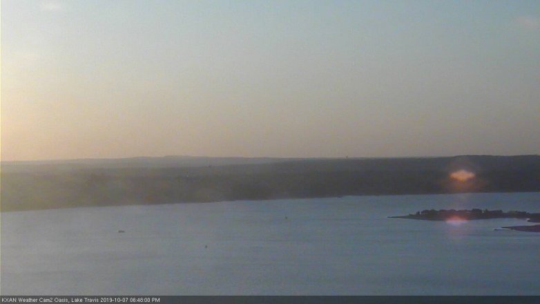 Lake Travis webcam, October 7, 2019 5:50 PM CT