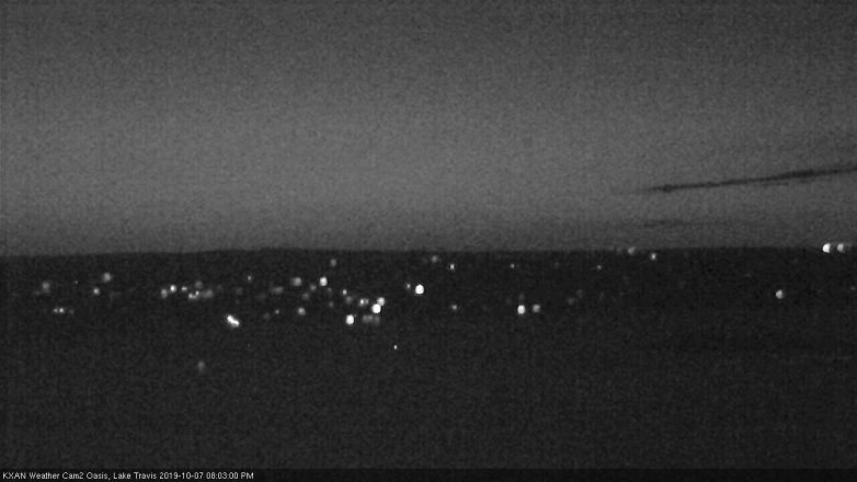 Lake Travis webcam, October 7, 2019 7:05 PM CT