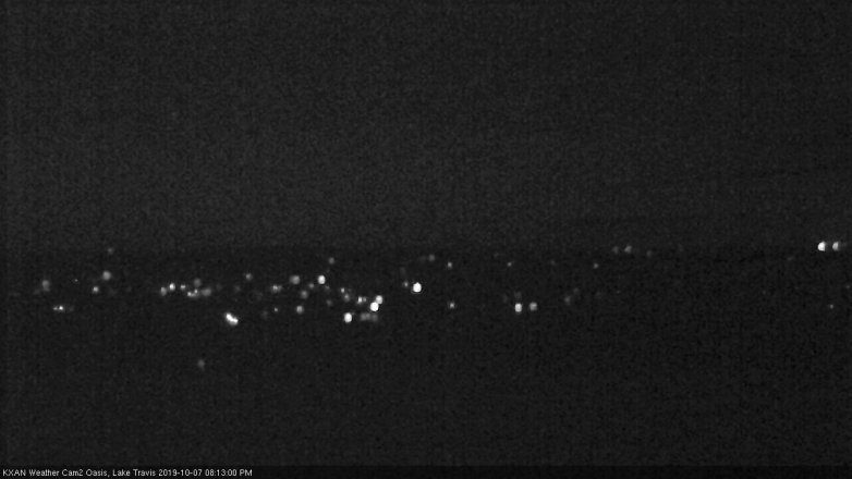 Lake Travis webcam, October 7, 2019 7:15 PM CT