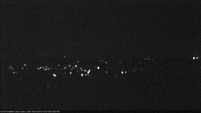 Lake Travis webcam, October 7, 2019 7:20 PM CT