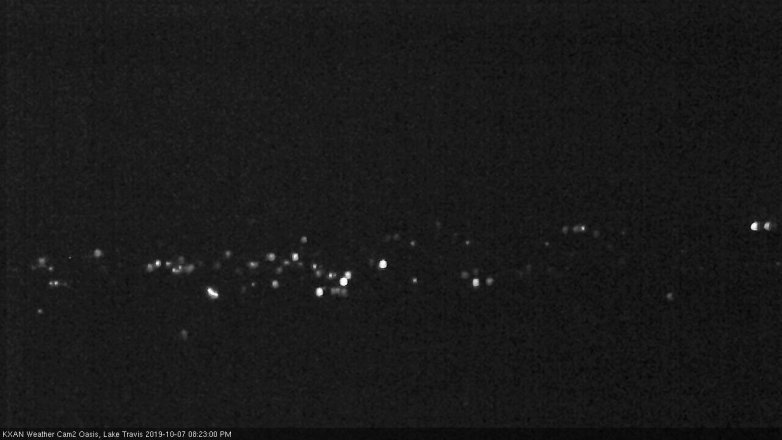 Lake Travis webcam, October 7, 2019 7:25 PM CT