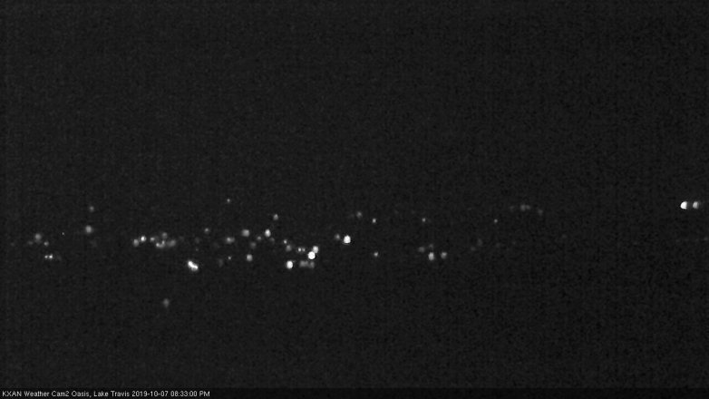 Lake Travis webcam, October 7, 2019 7:35 PM CT