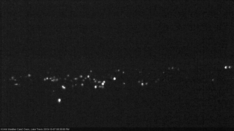 Lake Travis webcam, October 7, 2019 7:40 PM CT