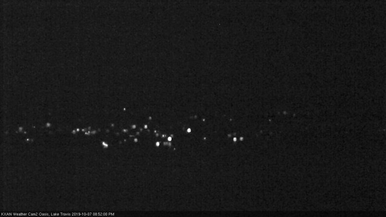 Lake Travis webcam, October 7, 2019 7:55 PM CT