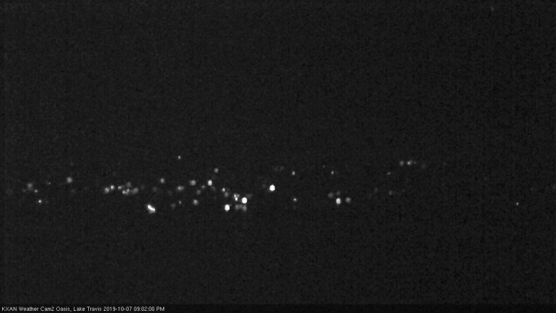 Lake Travis webcam, October 7, 2019 8:05 PM CT