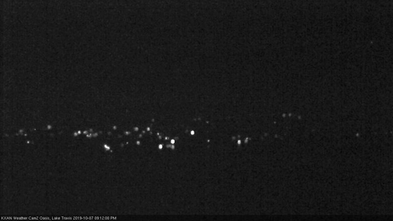 Lake Travis webcam, October 7, 2019 8:15 PM CT