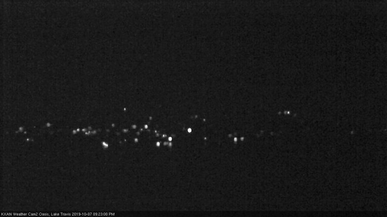 Lake Travis webcam, October 7, 2019 8:25 PM CT