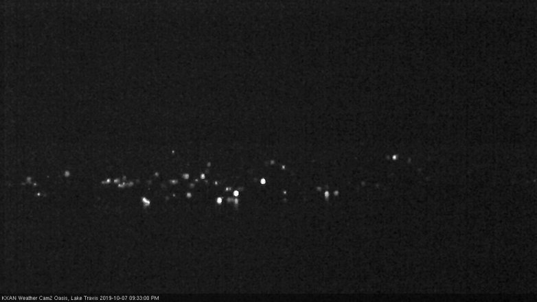 Lake Travis webcam, October 7, 2019 8:35 PM CT