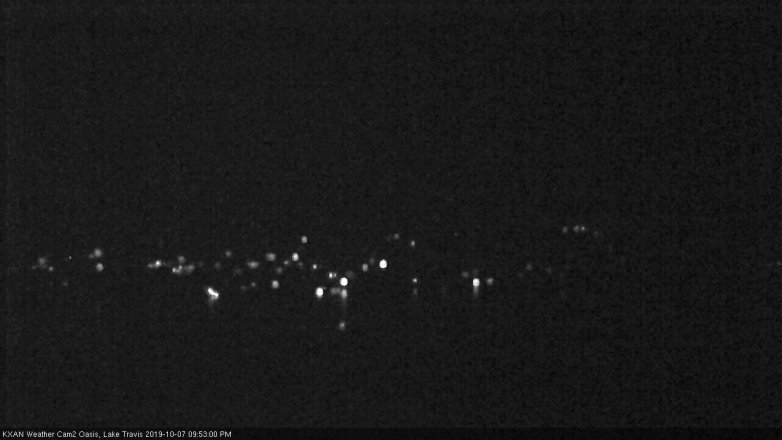 Lake Travis webcam, October 7, 2019 8:55 PM CT