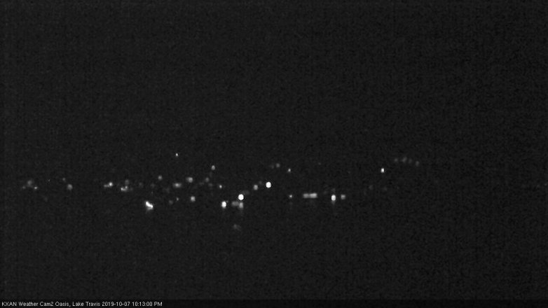 Lake Travis webcam, October 7, 2019 9:15 PM CT