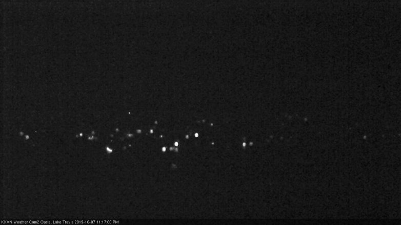 Lake Travis webcam, October 7, 2019 10:20 PM CT