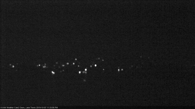 Lake Travis webcam, October 7, 2019 10:35 PM CT