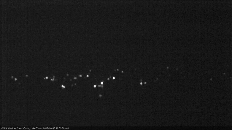 Lake Travis webcam, October 7, 2019 11:05 PM CT
