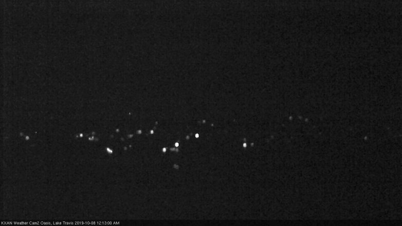 Lake Travis webcam, October 7, 2019 11:15 PM CT