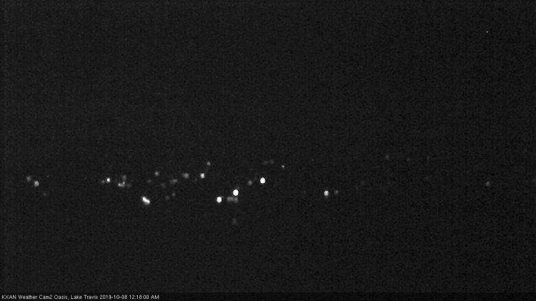Lake Travis webcam, October 7, 2019 11:20 PM CT