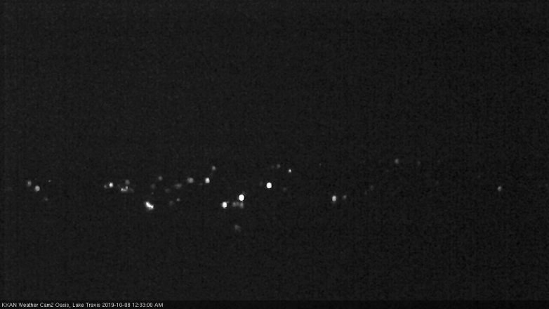 Lake Travis webcam, October 7, 2019 11:35 PM CT