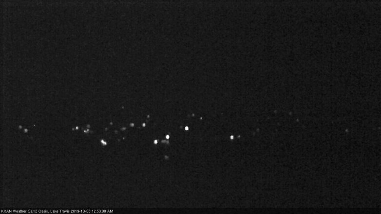 Lake Travis webcam, October 7, 2019 11:55 PM CT