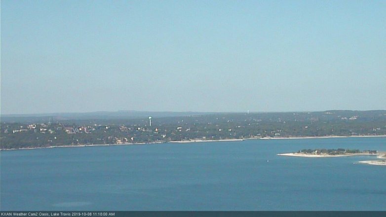 Lake Travis webcam, October 8, 2019 10:20 AM CT