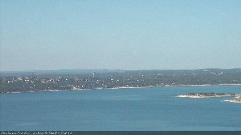 Lake Travis webcam, October 8, 2019 10:35 AM CT