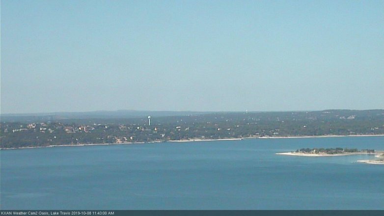 Lake Travis webcam, October 8, 2019 10:45 AM CT
