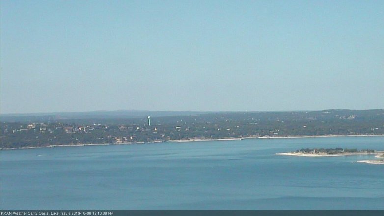 Lake Travis webcam, October 8, 2019 11:15 AM CT