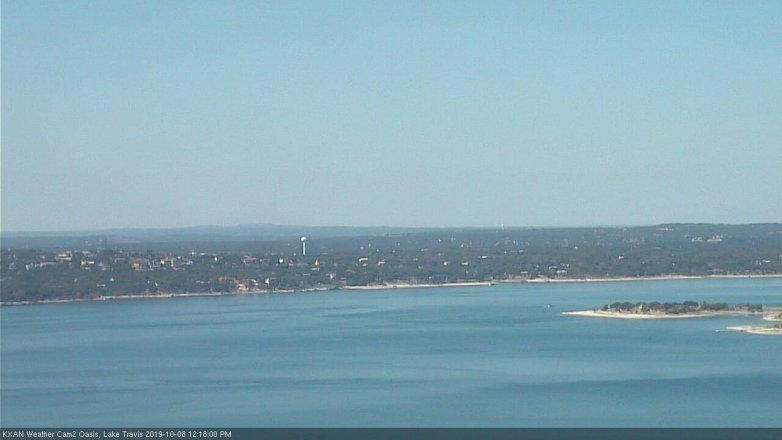 Lake Travis webcam, October 8, 2019 11:20 AM CT