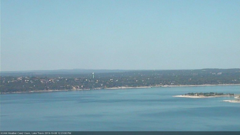 Lake Travis webcam, October 8, 2019 11:25 AM CT