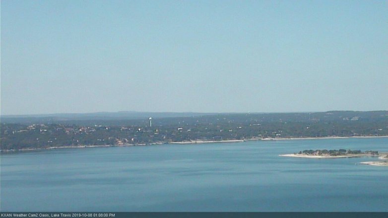 Lake Travis webcam, October 8, 2019 12:10 PM CT