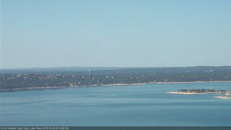 Lake Travis webcam, October 8, 2019 12:15 PM CT