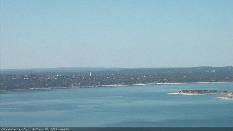Lake Travis webcam, October 8, 2019 12:20 PM CT