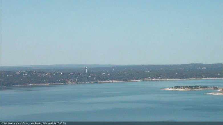 Lake Travis webcam, October 8, 2019 12:25 PM CT