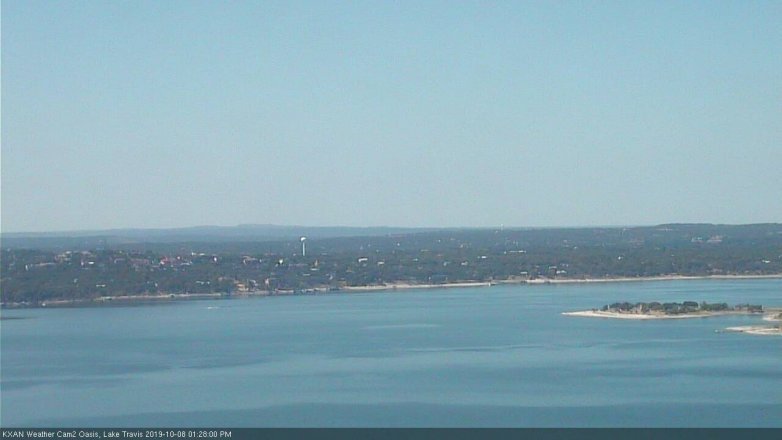 Lake Travis webcam, October 8, 2019 12:30 PM CT