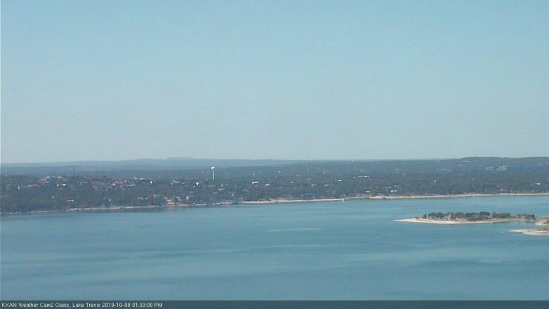 Lake Travis webcam, October 8, 2019 12:35 PM CT