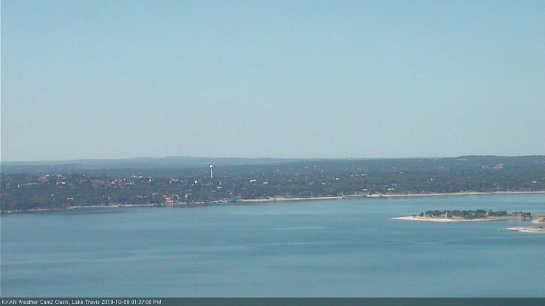 Lake Travis webcam, October 8, 2019 12:40 PM CT