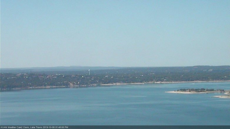 Lake Travis webcam, October 8, 2019 12:50 PM CT
