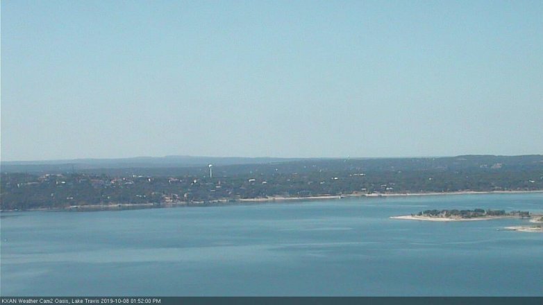 Lake Travis webcam, October 8, 2019 12:55 PM CT
