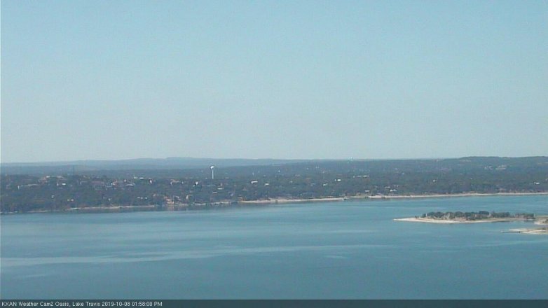 Lake Travis webcam, October 8, 2019 1:00 PM CT