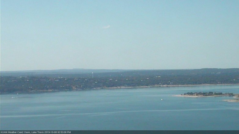 Lake Travis webcam, October 8, 2019 1:55 PM CT