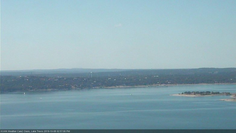 Lake Travis webcam, October 8, 2019 2:00 PM CT