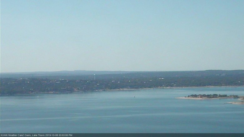 Lake Travis webcam, October 8, 2019 2:05 PM CT