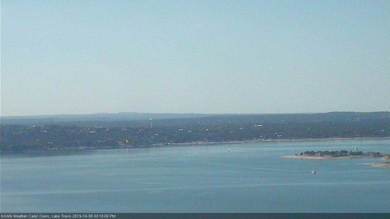 Lake Travis webcam, October 8, 2019 2:20 PM CT