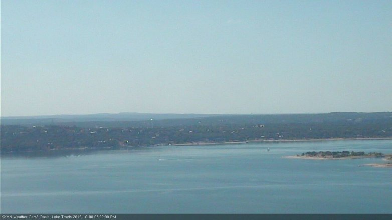 Lake Travis webcam, October 8, 2019 2:25 PM CT