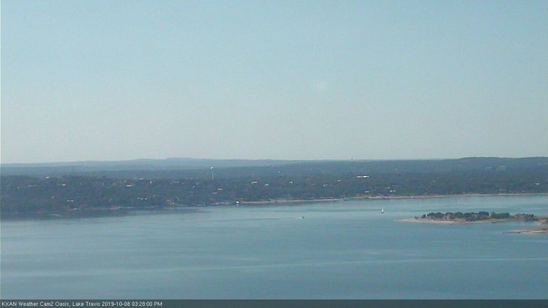 Lake Travis webcam, October 8, 2019 2:30 PM CT