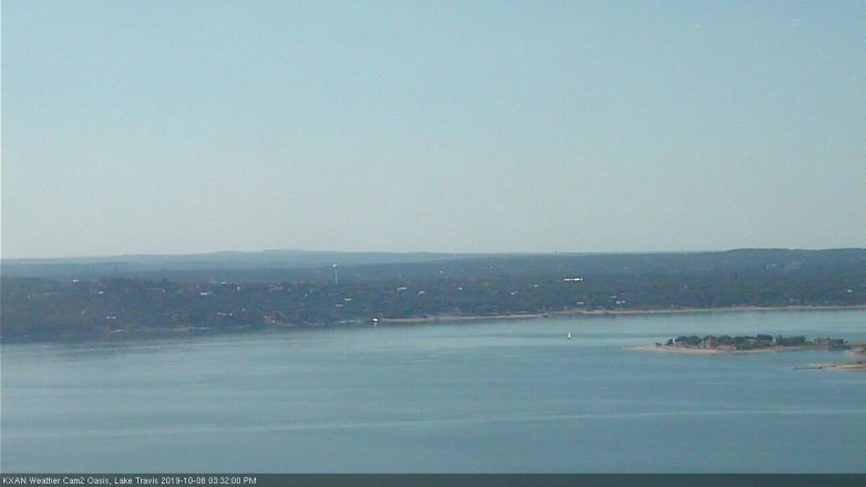 Lake Travis webcam, October 8, 2019 2:35 PM CT